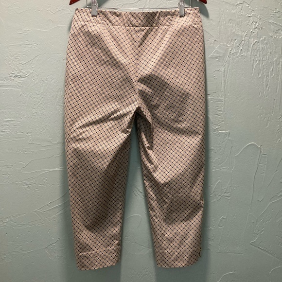 Talbots 
8 tan w black and white designs
No pockets - Picture 2 of 8